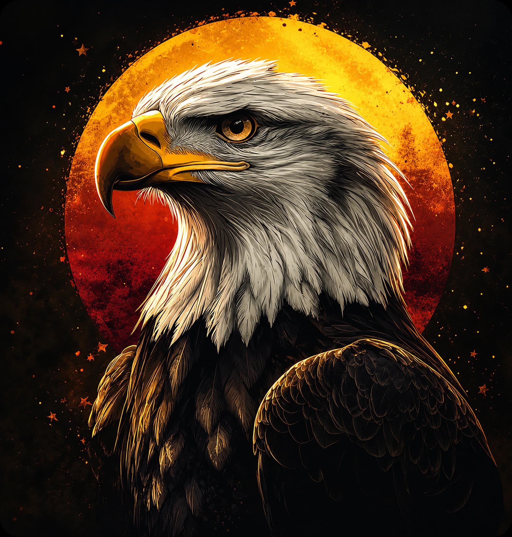 Garuda Eagle representing strength, focus, and career elevation